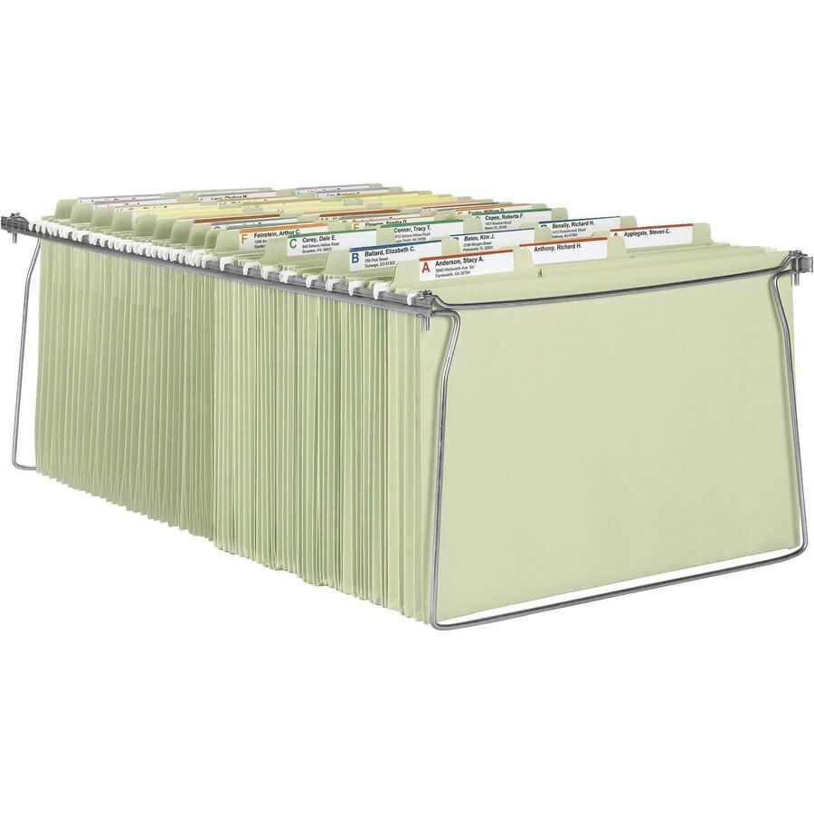 Smead Hanging Folder Frames - Legal - 23" to 27" Long - Steel - Gray - 1 Pack