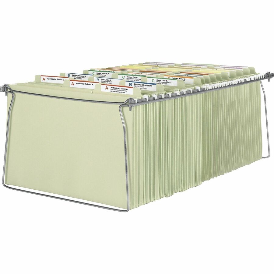 Smead Hanging Folder Frames - Legal - 23" to 27" Long - Steel - Gray - 1 Pack