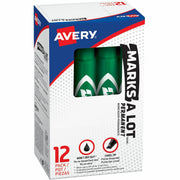 Chisel Marker Point - Green Ink - 1 Dozen