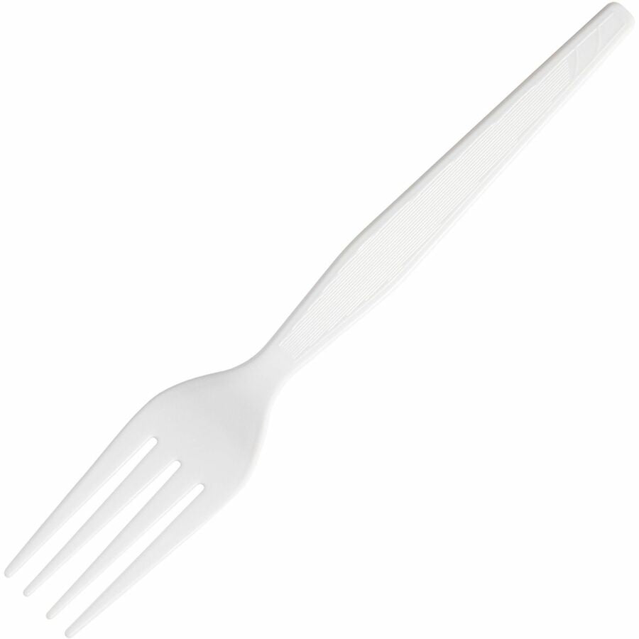 Dixie Heavyweight Disposable Forks by GP Pro - White - 1000 / Carton