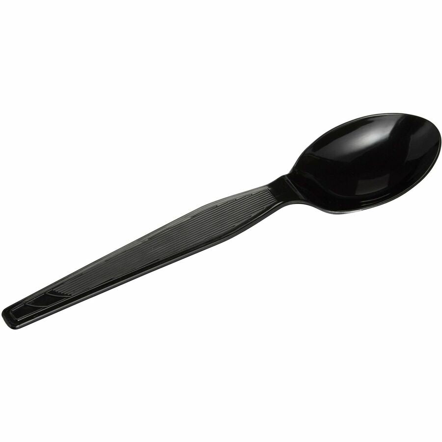 Dixie Heavyweight Disposable Teaspoons by GP Pro - Teaspoon - 1 x Teaspoon - Black - 1 Carton