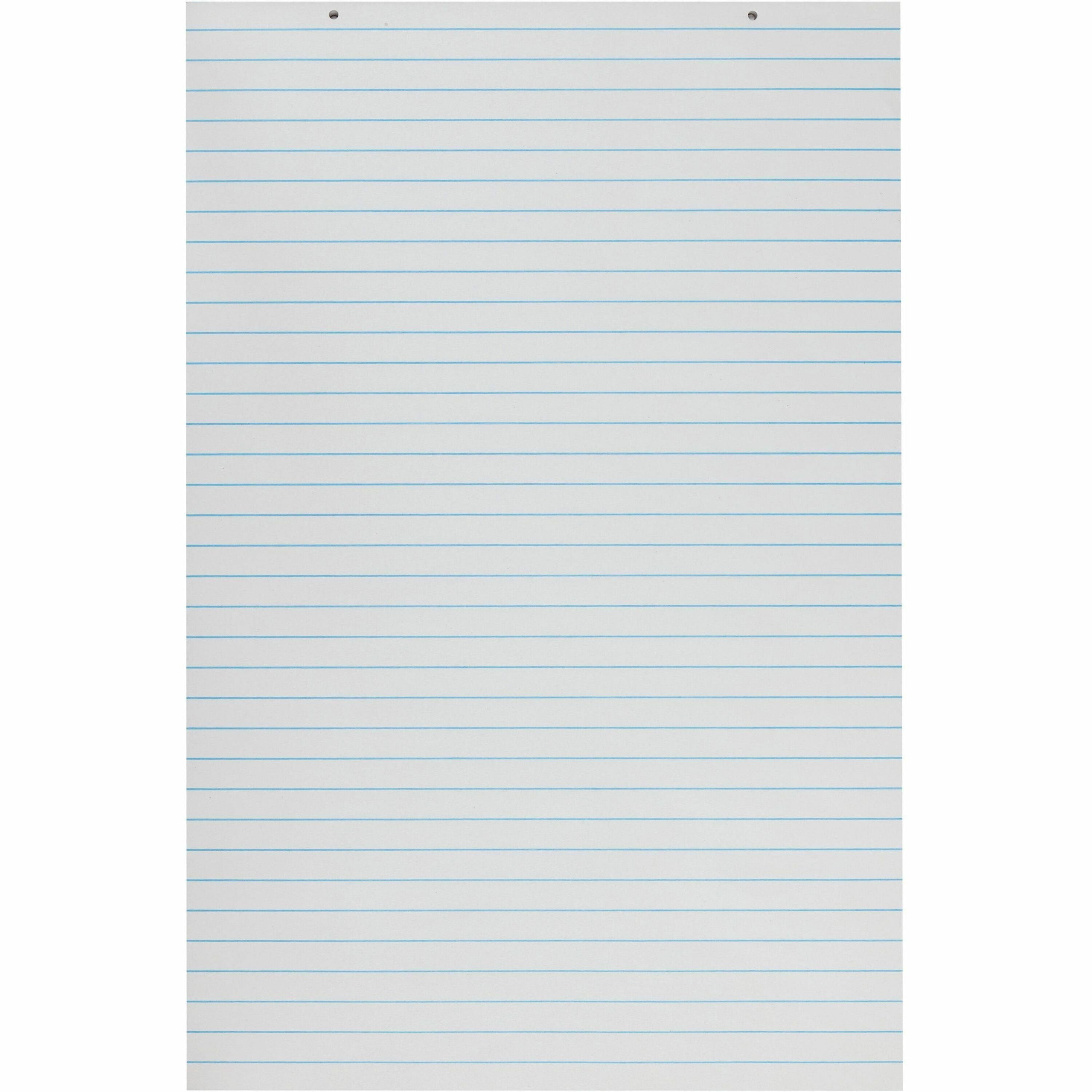 Primary Chart Pad, White, 1" Ruled Short Way, 24" x 36", 100 Sheets