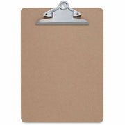 1.25" Clip Capacity - Storage for Document, Form - 8 1/2" x 11" Sheet Size - Hardboard - Brown - 1 Each