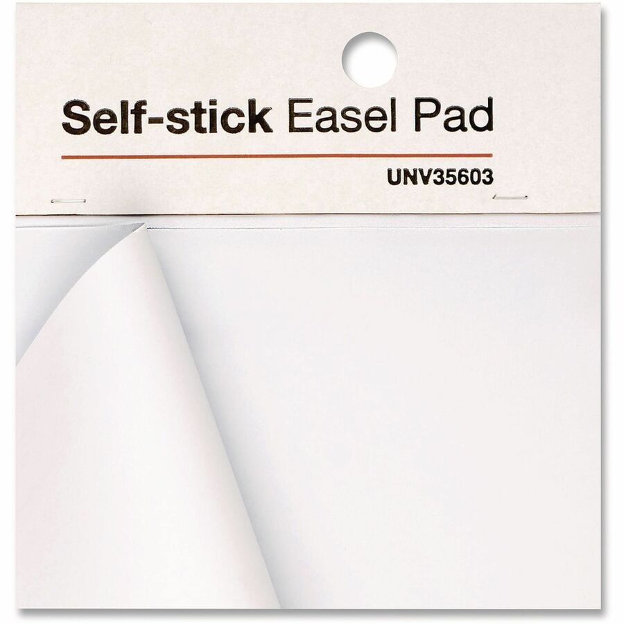 1 Subject(s) - 30 Sheets - Plain - Stapled - 20 lb Basis Weight - 25" x 30" Sheet Size - 30" Height x 25" Width - White Paper - Cardboard Cover - 2 / Carton