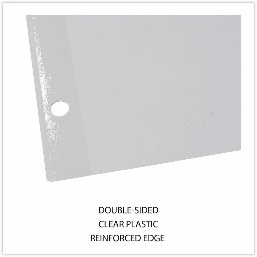 8 x Divider(s) - 8 Blank Side Tab(s) - 8 Tab(s)/Set - 8.5" Divider Width x 11" Divider Length - Letter - 3 Hole Punched - White Paper Divider - White Paper Tab(s) - 20% Recycled - Customizable, Double-sided, Reinforced Edges, Laminated Tab - 1 Set