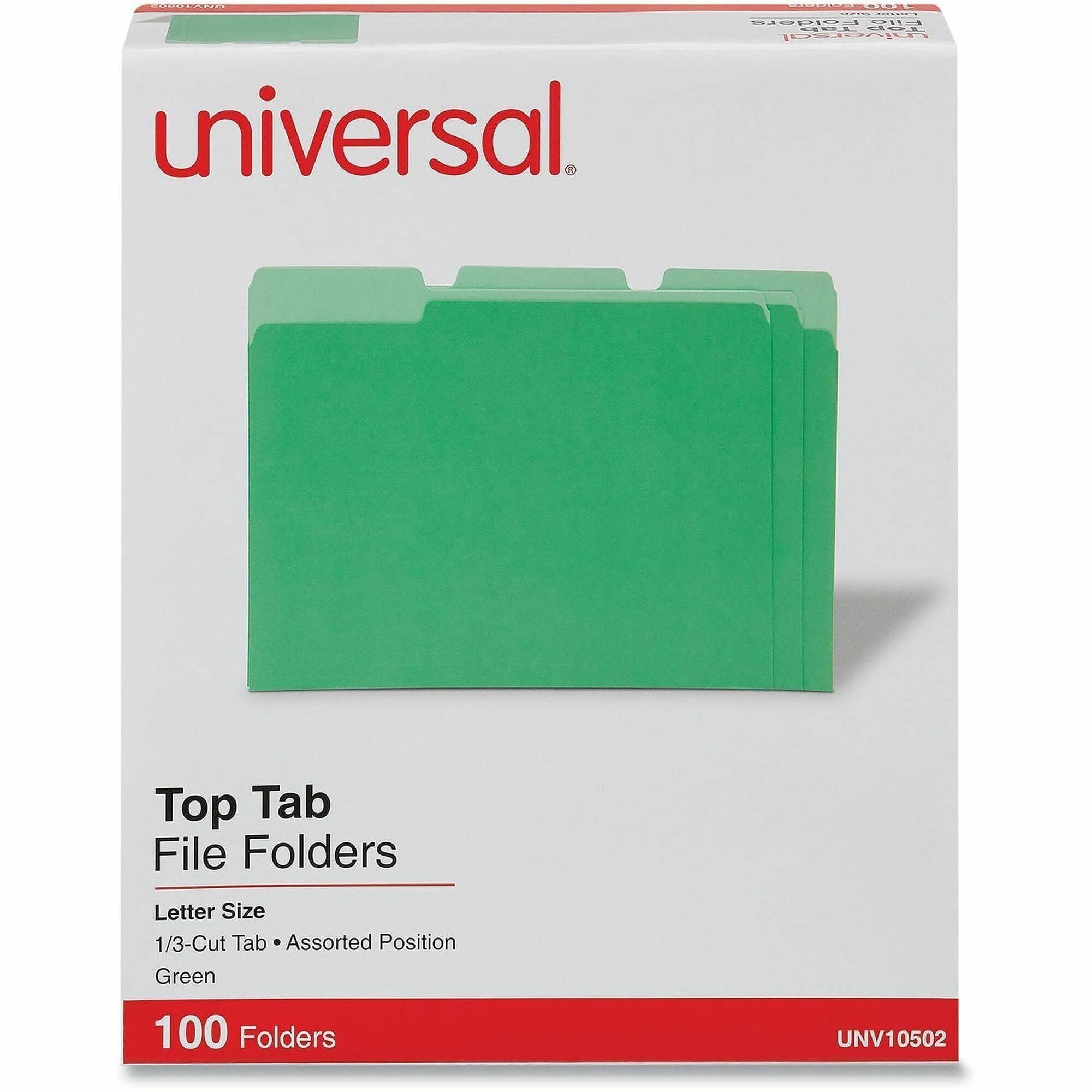 8 1/2" x 11" - Assorted Tab Position - 11 pt. - Stock - 100 Box