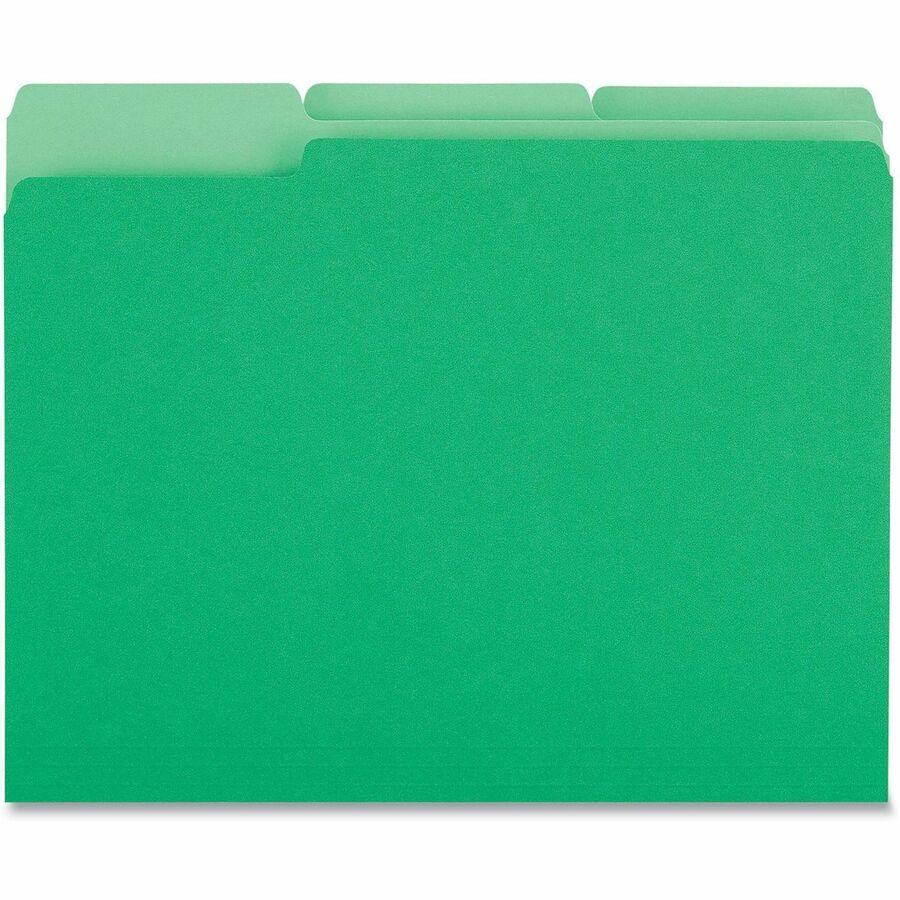 8 1/2" x 11" - Assorted Tab Position - 11 pt. - Stock - 100 Box