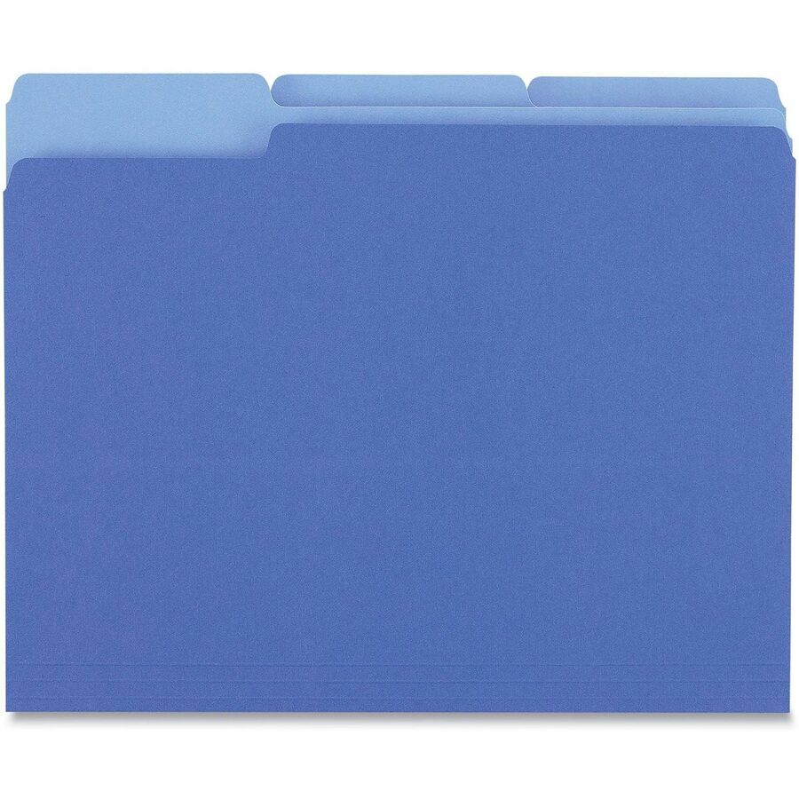 8 1/2" x 11" - Assorted Tab Position - 11 pt. - Stock - 100 Box