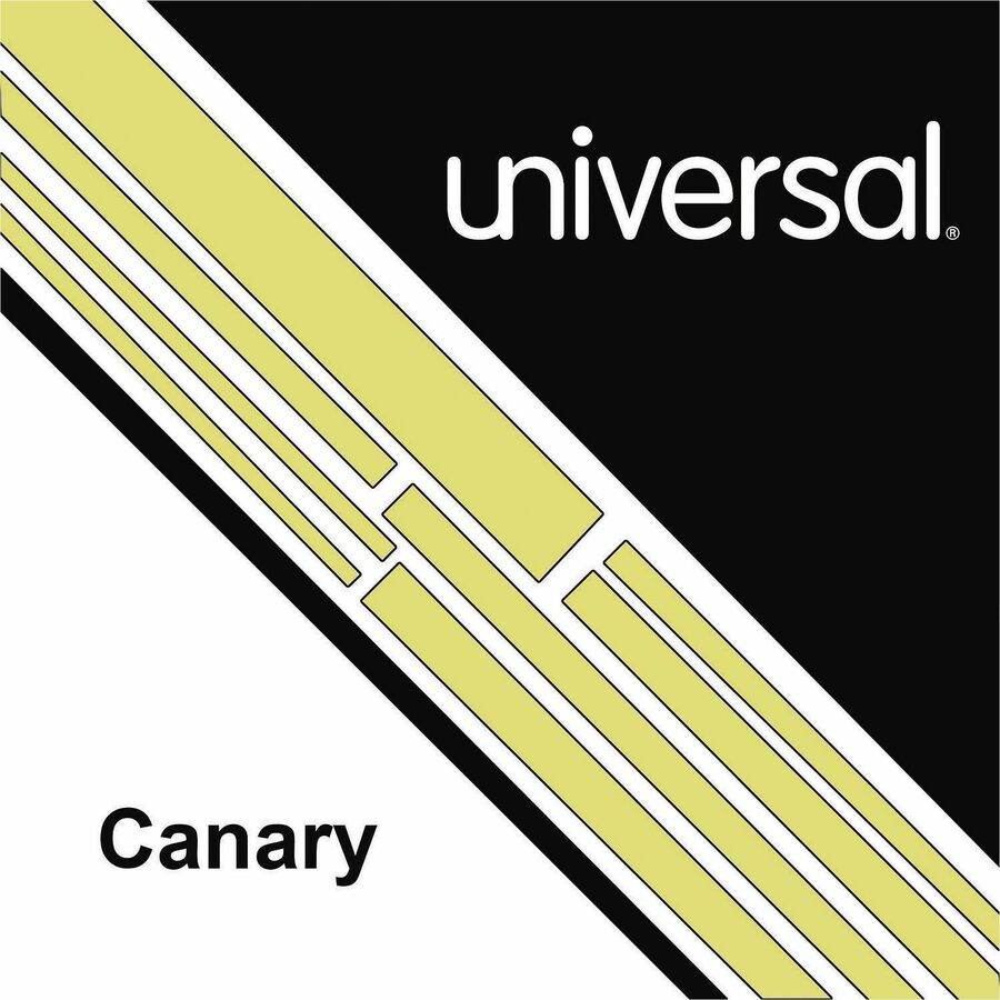 20 lb Basis Weight - 75 g/m² Grammage - Canary - 500 Sheets - 500 / Ream