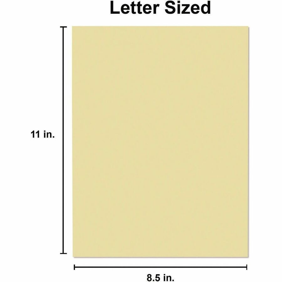 20 lb Basis Weight - 75 g/m² Grammage - Canary - 500 Sheets - 500 / Ream