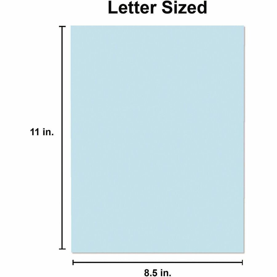 20 lb Basis Weight - 75 g/m² Grammage - Blue - 500 Sheets - 500 / Ream
