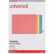 8 1/2" x 11" - Assorted Tab Position - 11 pt. - Stock - Assorted, Blue, Bright Green, Red, Violet, Yellow - 25 Box