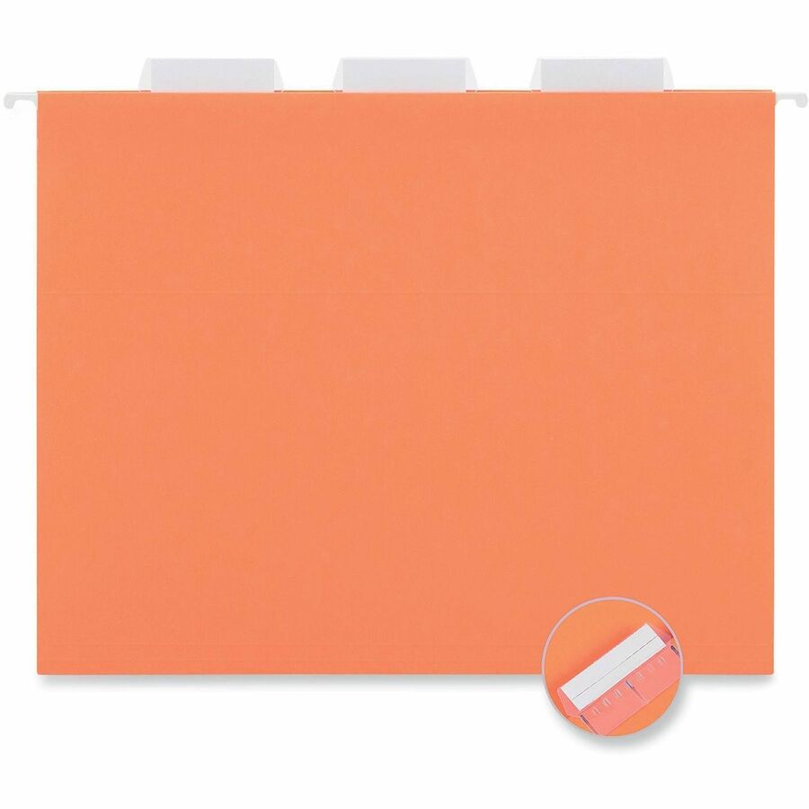 8 1/2" x 11" - Assorted Tab Position - 11 pt. - Stock - Assorted, Blue, Bright Green, Red, Violet, Yellow - 25 Box