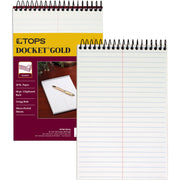 100 Sheets - Coilock - 20 lb Basis Weight - 6" x 9" Sheet Size - 9" Height x 6" Width - White Paper - Frosty Clear Poly Cover - Perforated, Acid-free, Heavyweight, Unpunched - 1 Each