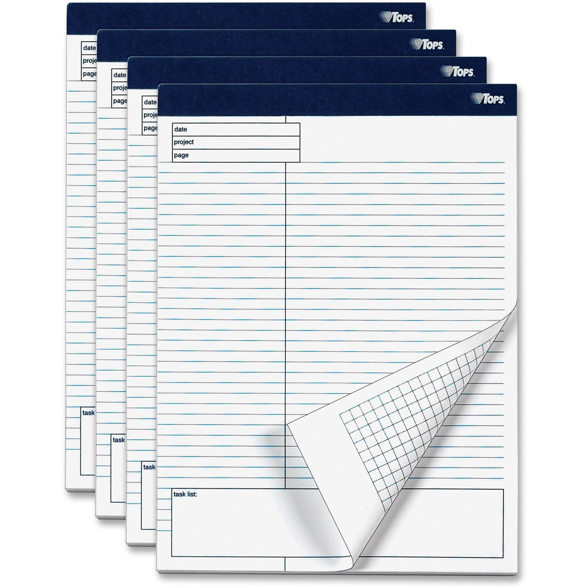 8 1/2" x 11 3/4" Sheet Size - White - Chipboard - Perforated - 1 Pack