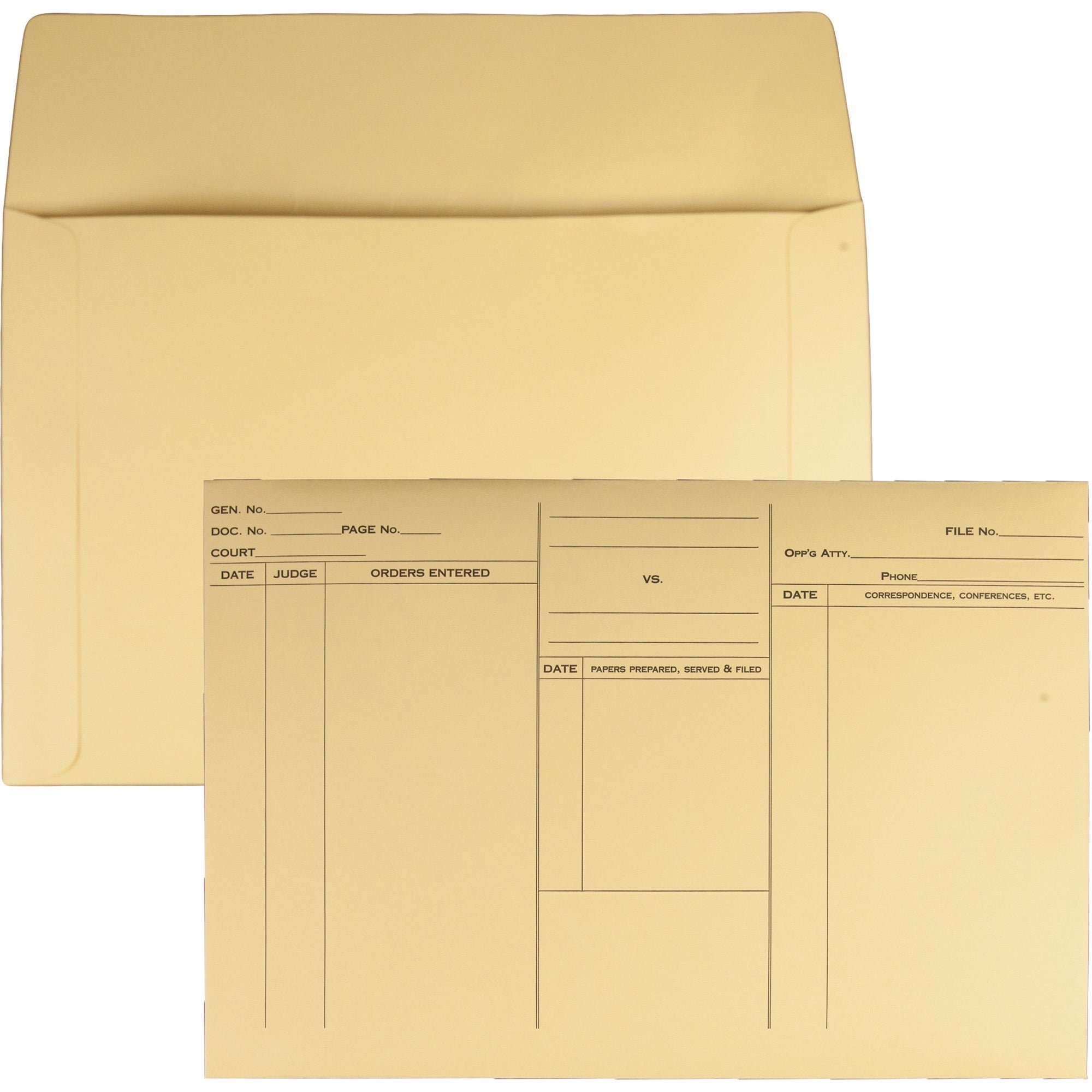 Document - 14 3/4" Width x 10" Length - Buff - 100 / Box