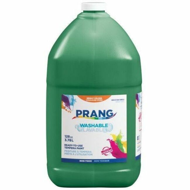 Washable Tempera Paint, Green, 1 Gal