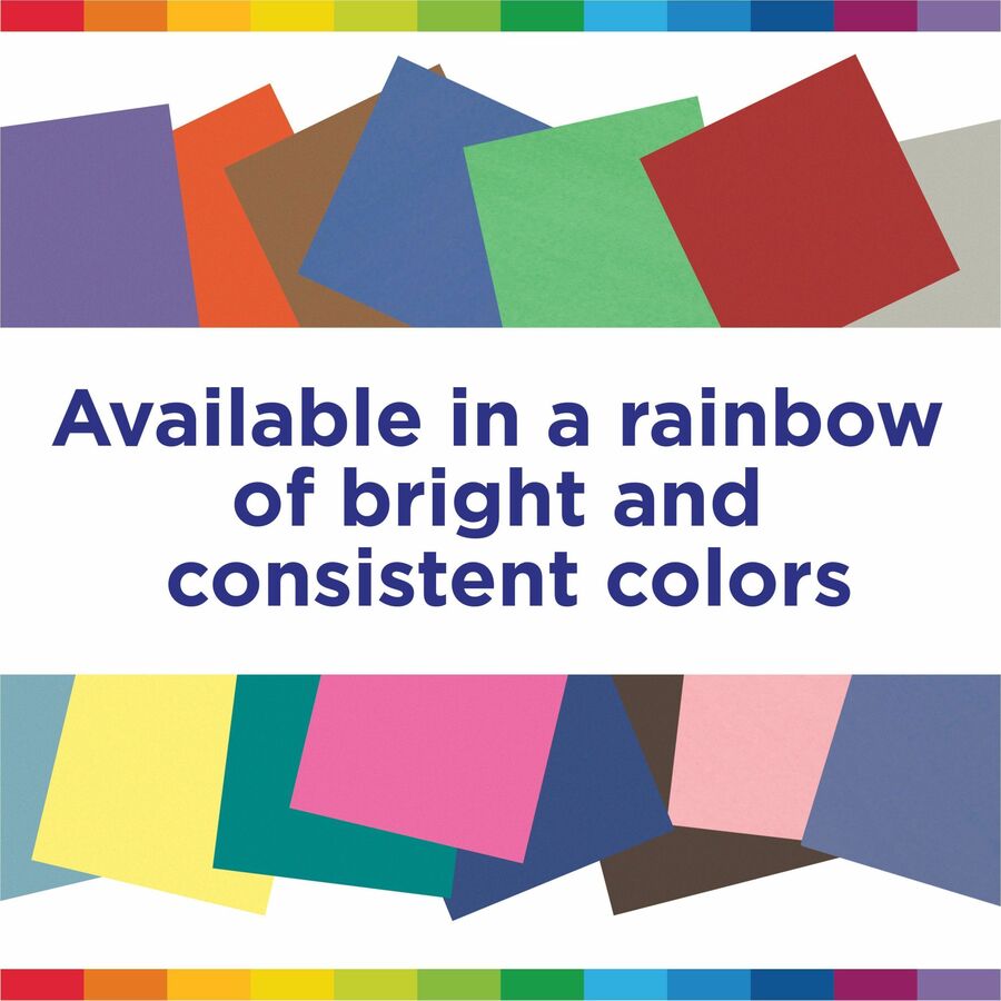 Prang Construction Paper - Multipurpose - 24" Width x 18" Length - Bright White - 1 Pack