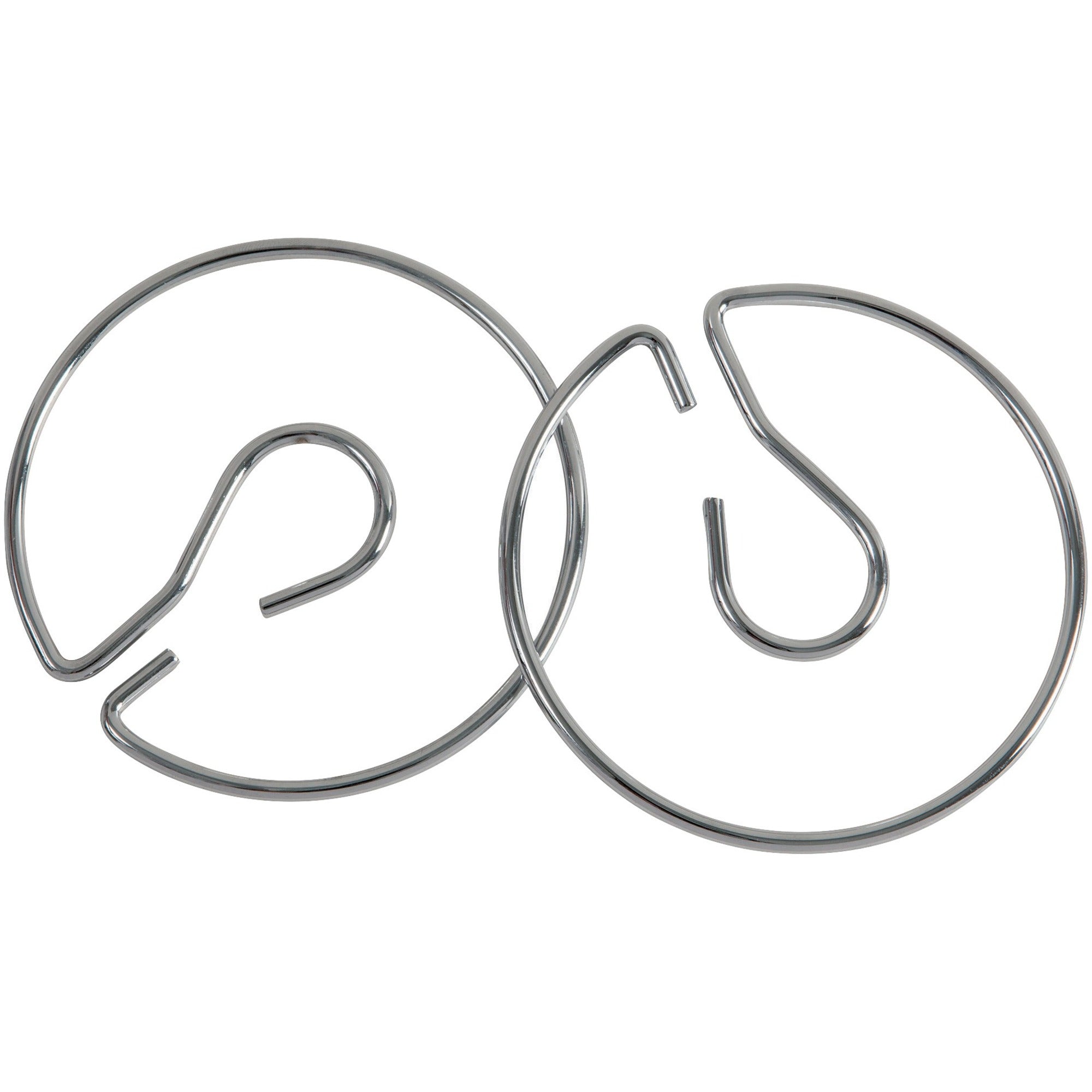 Chart Stand Rings, Metal, 4", 2 Rings