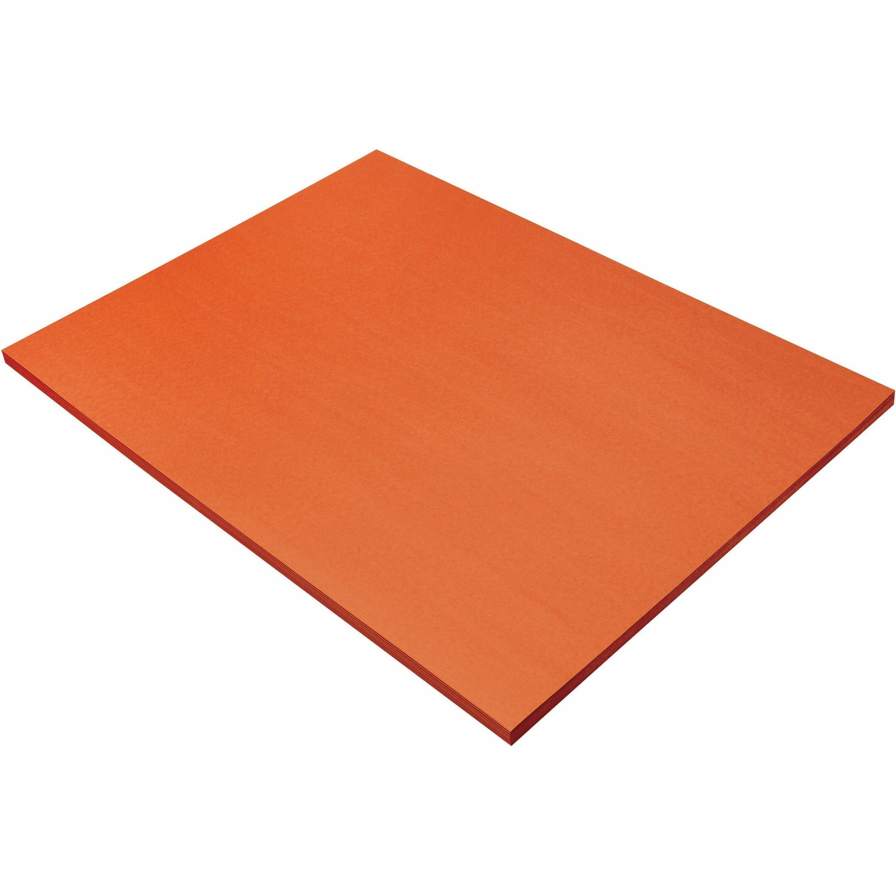 Prang Construction Paper - Multipurpose - 24" Width x 18" Length - Orange - 1 Pack