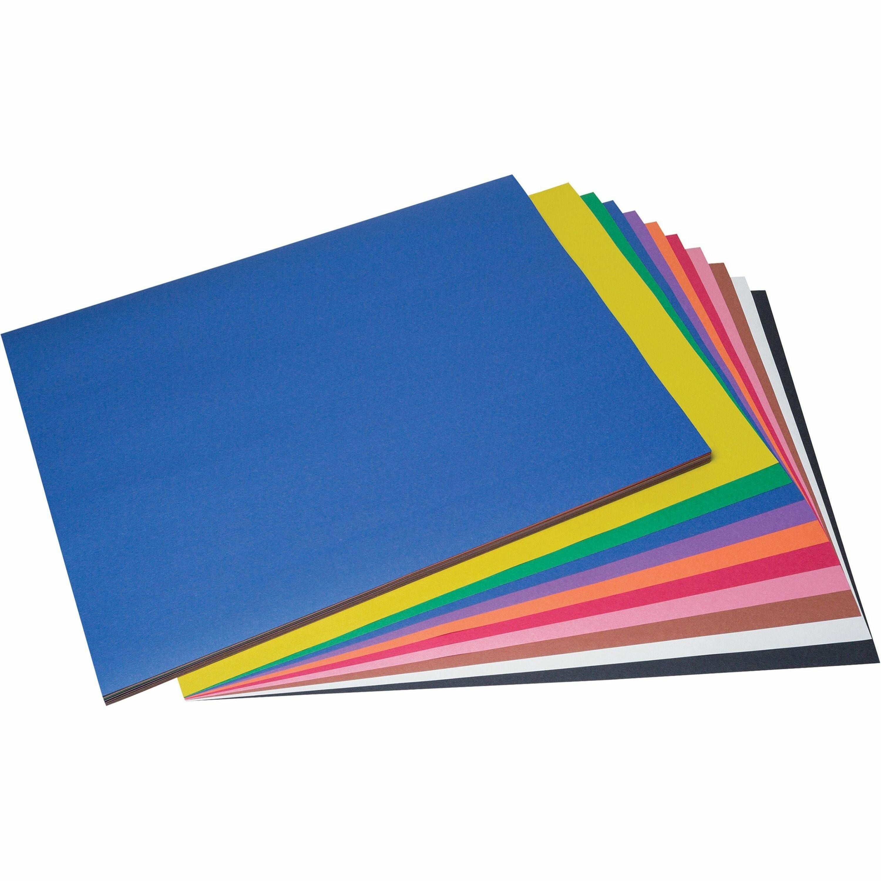 Prang Construction Paper - Multipurpose - 36" Width x 24" Length - Assorted - 1 Pack