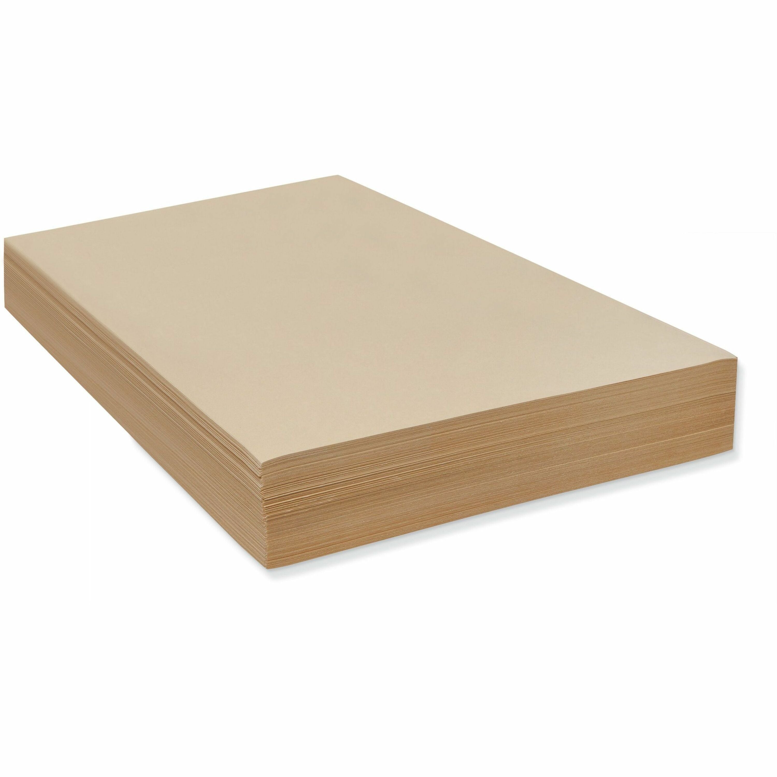 Pacon&reg; Medium-Weight Drawing Paper - 500 Sheets - Plain - 24" x 18" Sheet Size - Manila Paper - 500 / Ream