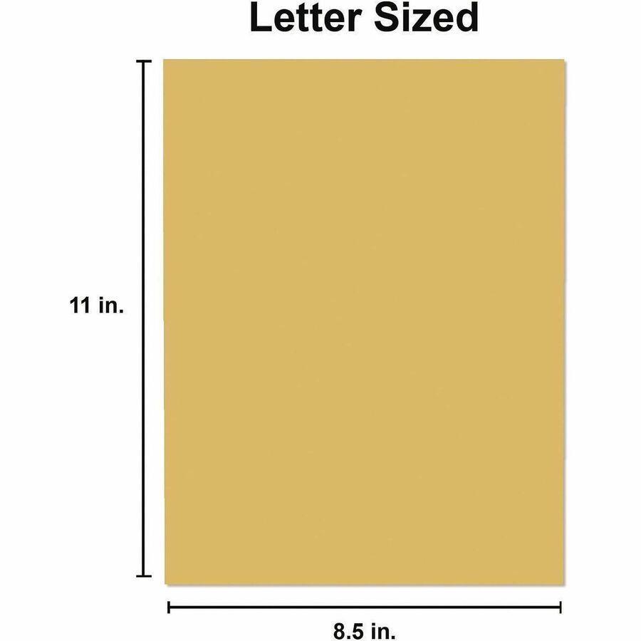 20 lb Basis Weight - 75 g/m² Grammage - Goldenrod - 500 Sheets - 500 / Ream