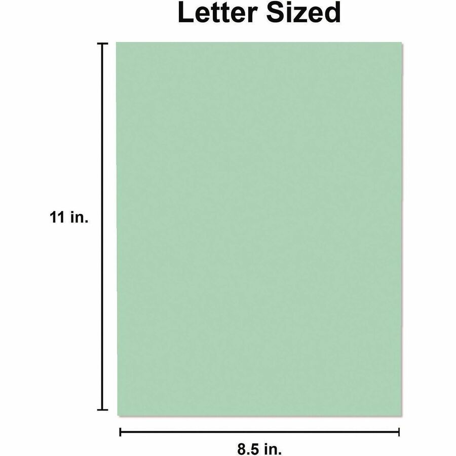 20 lb Basis Weight - 75 g/m² Grammage - Green - 500 Sheets - 500 / Ream