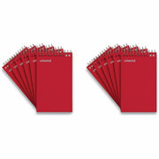 1 Subject(s) - 50 Sheets - Spiral - 16 lb Basis Weight - 3" x 5" Sheet Size - White Paper - 12 / Pack