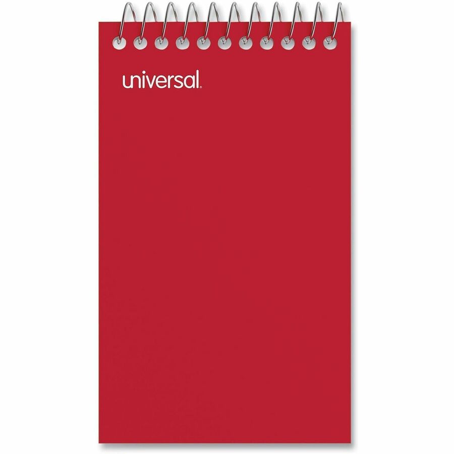 1 Subject(s) - 50 Sheets - Spiral - 16 lb Basis Weight - 3" x 5" Sheet Size - White Paper - 12 / Pack