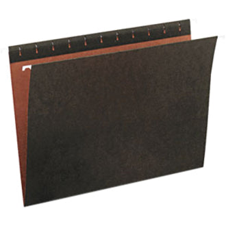 Universal Hanging File Folder - Letter - 8.5" x 11" - 1/5 Tab Cut - 25 / Box - 11pt. - Green