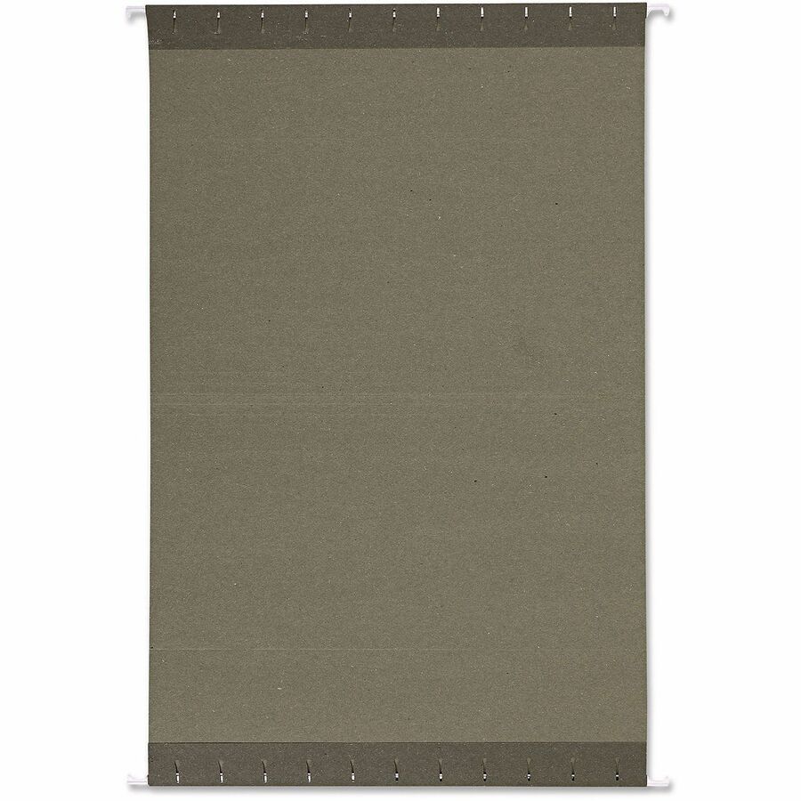 Universal Hanging File Folder - Letter - 8.5" x 11" - 1/3 Tab Cut - 25 / Box - 11pt. - Green