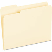8 1/2" x 11" - Assorted Tab Position - 9.5 pt. - Manila - 100 Box
