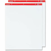 1 Subject(s) - 50 Sheets - Plain - Tape Bound - 16 lb Basis Weight - 27" x 34" Sheet Size - 34" Height x 27" Width - White Paper - Chipboard Cover - 2 / Carton