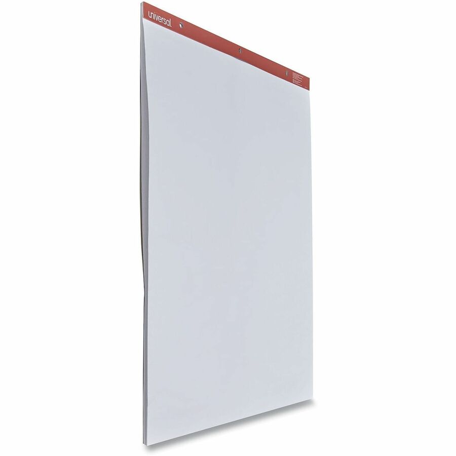 1 Subject(s) - 50 Sheets - Plain - Tape Bound - 16 lb Basis Weight - 27" x 34" Sheet Size - 34" Height x 27" Width - White Paper - Chipboard Cover - 2 / Carton