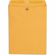 Universal Envelope - Clasp - #97 - 10" Width x 13" Length - 28 lb - Clasp/Gummed Flap - Brown Kraft - Kraft Paper - 100 / Box