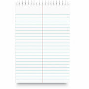 1 Subject(s) - 80 Sheets - Spiral - Red Margin - 16 lb Basis Weight - 6" x 9" Sheet Size - 9" Height x 6" Width - White Paper