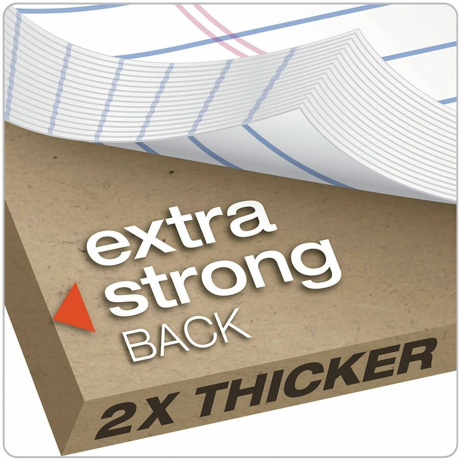 100 Sheets - Double Stitched - 16 lb Basis Weight - 8 1/2" x 11 3/4" Sheet Size - 1.76" Height x 11.8" Width x 8.5" Length - White Paper - Heavyweight, Perforated, Rigid, Acid-free, Tear Resistant, Unpunched - 4 / Pack