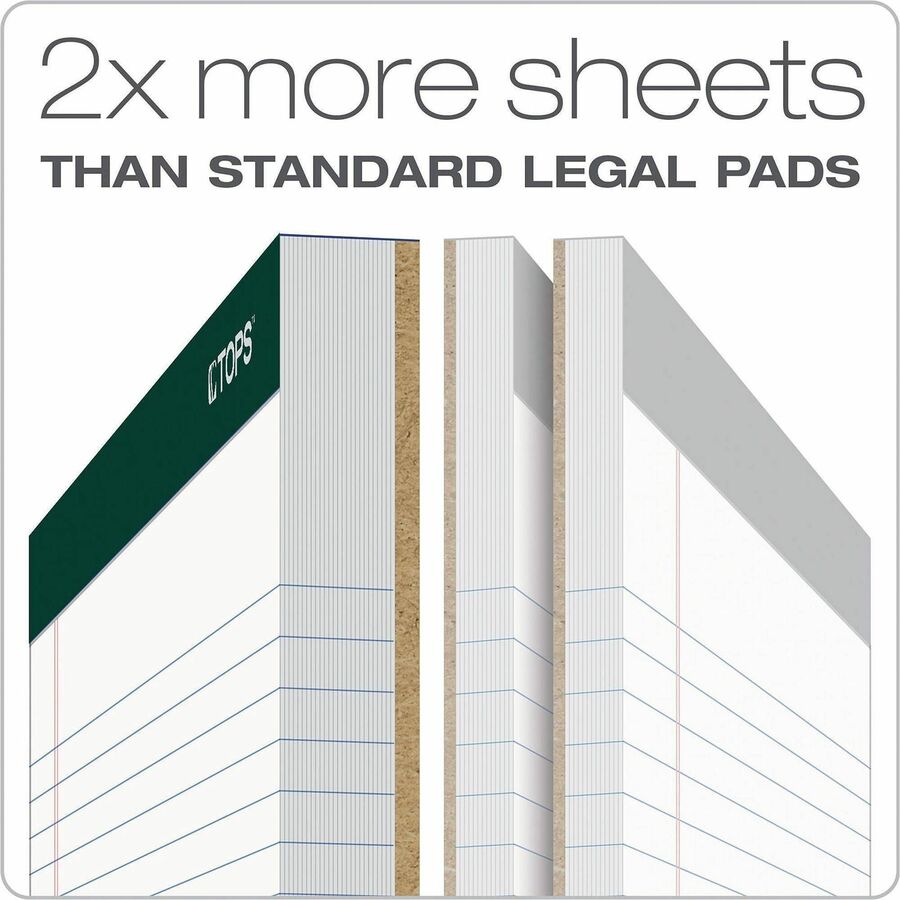 100 Sheets - Double Stitched - 16 lb Basis Weight - 8 1/2" x 11 3/4" Sheet Size - 1.76" Height x 11.8" Width x 8.5" Length - White Paper - Heavyweight, Perforated, Rigid, Acid-free, Tear Resistant, Unpunched - 4 / Pack
