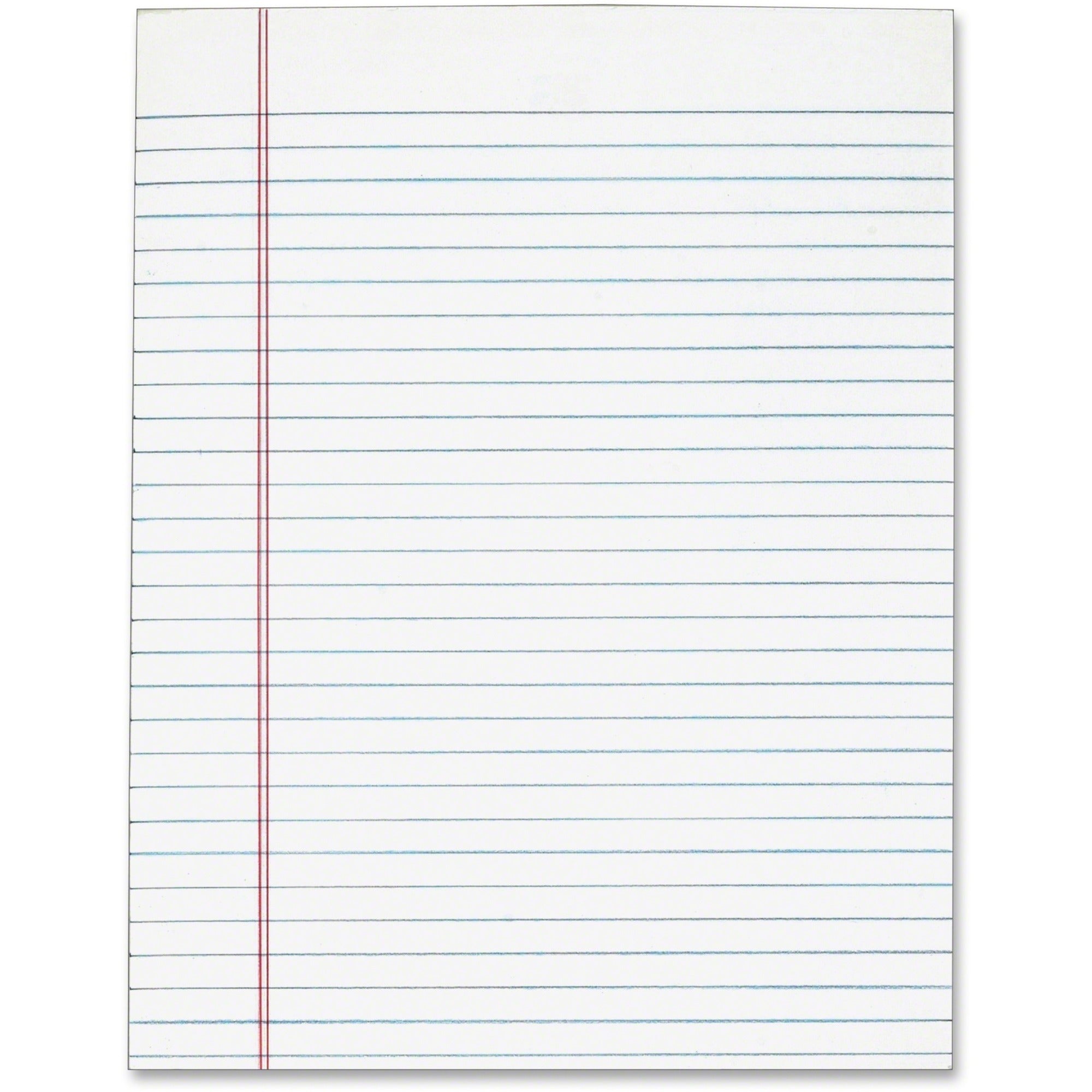 50 Sheets - Plain - Glue - 8 1/2" x 11" Sheet Size - White Paper - 12 / Pack