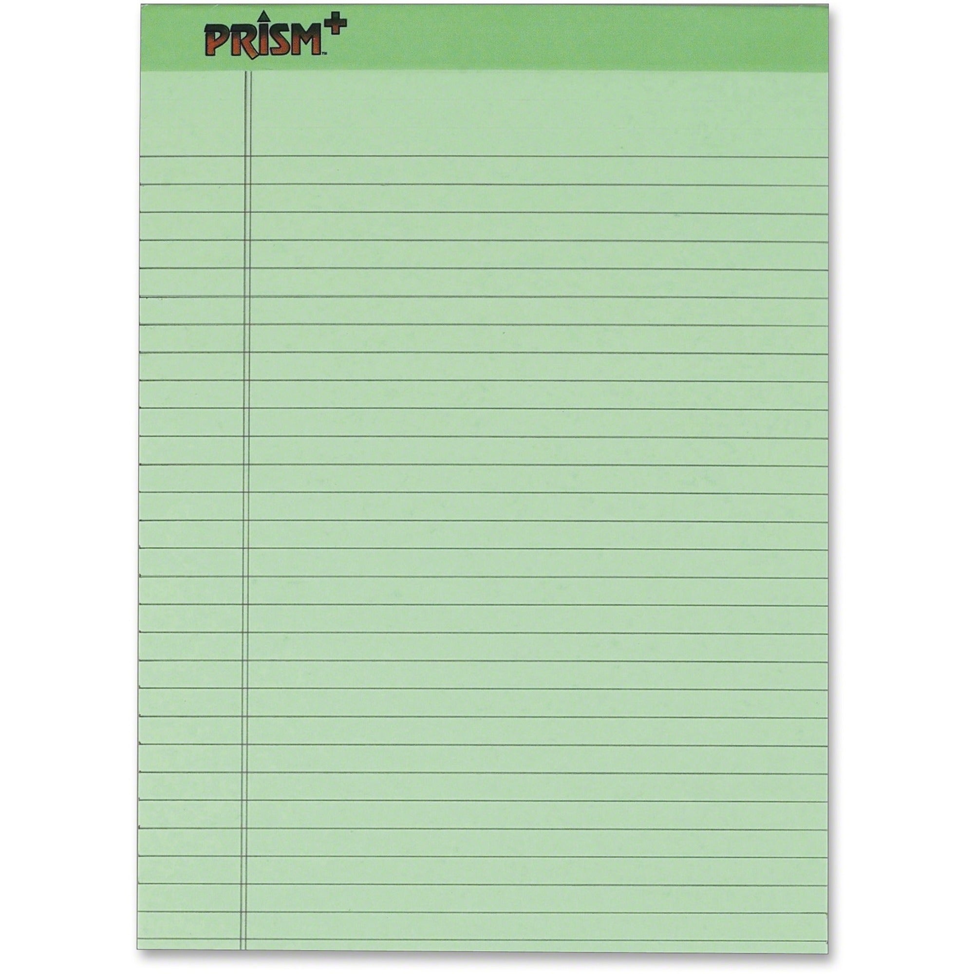 50 Sheets - Strip - 16 lb Basis Weight - 8 1/2" x 11 3/4" Sheet Size - 11.75" Height x 8.5" Width - Green Paper - Perforated, Rigid, Heavyweight, Bleed Resistant, Acid-free, Unpunched - 1 Dozen