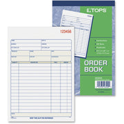 50 Sheet(s) - 15 lb - 2 Part - Carbonless Copy - 5.56" x 7.94" Form Size - White, Canary - Blue Print Color - 1 Each