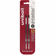 uniball™ Jetstream RT Ballpoint Pen Refills - 1 mm , Medium Point - Black Ink - Super Ink, Water Resistant Ink, Fade Resistant, Fraud Resistant - 2 / Pack