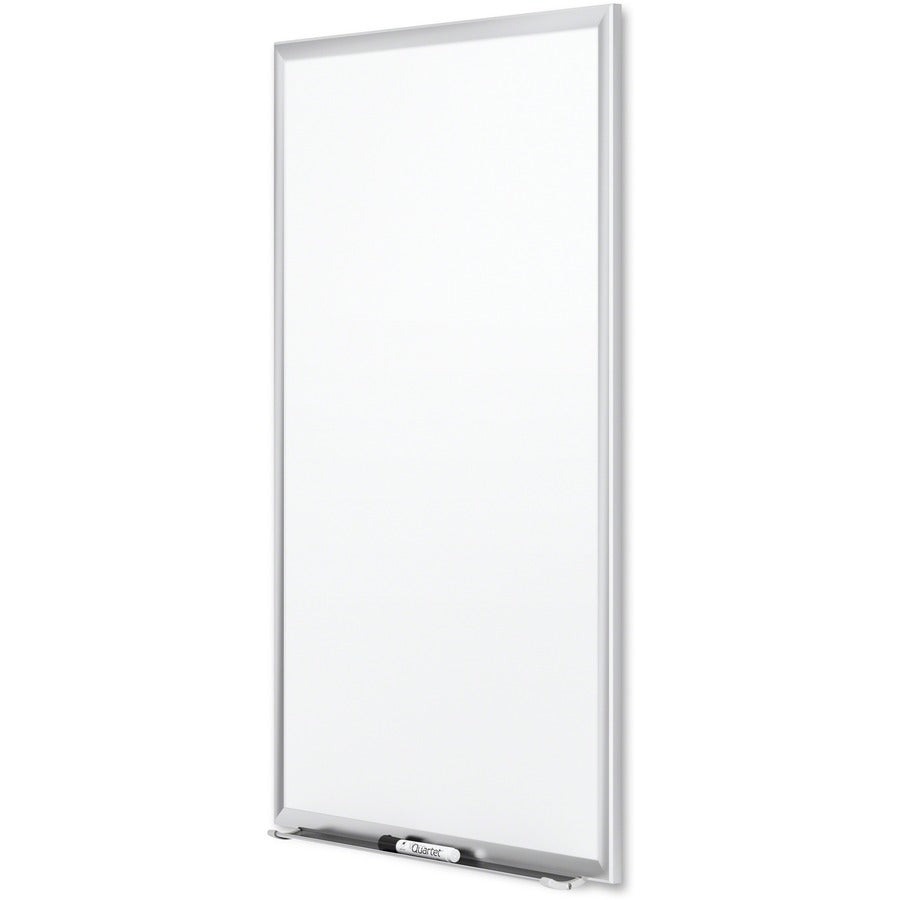 60" (5 ft) Width x 36" (3 ft) Height - White Porcelain Surface - Silver Aluminum Frame - Rectangle - Horizontal/Vertical - Magnetic - 1 Each - TAA Compliant