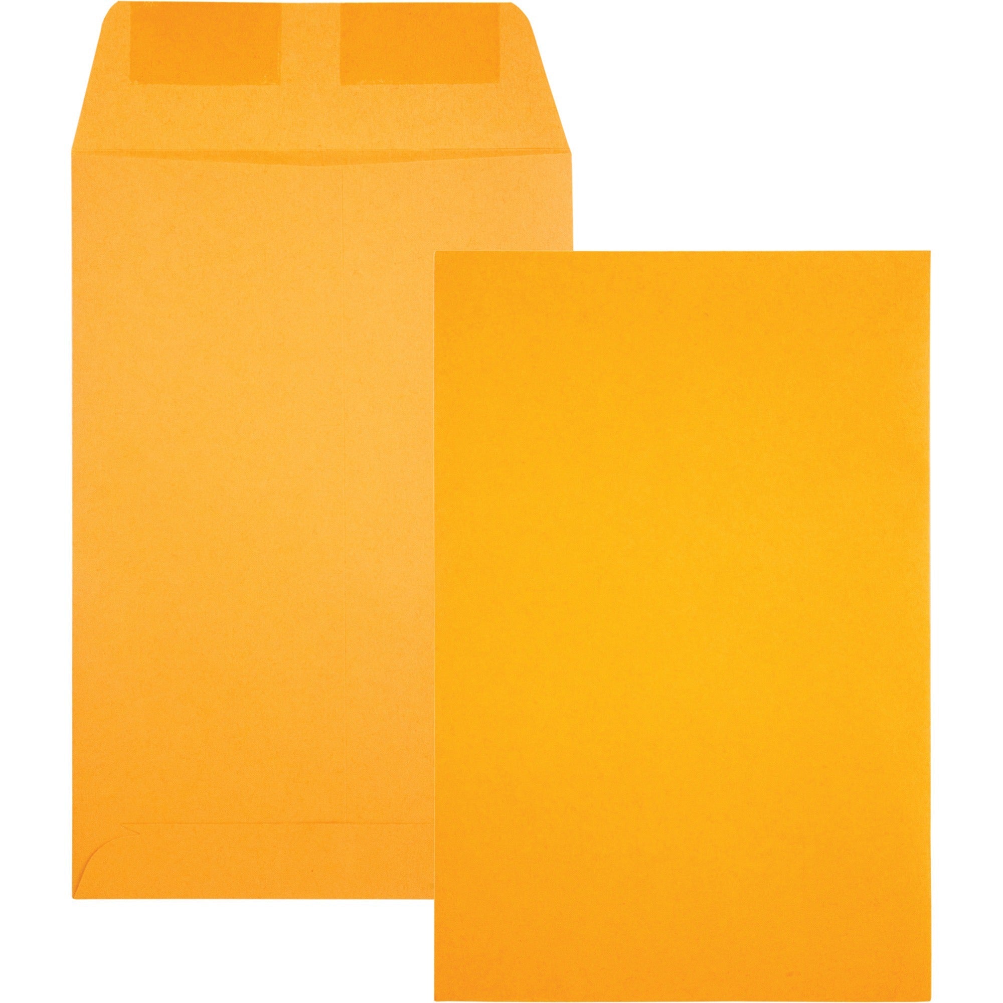 Catalog - 6" Width x 9" Length - 28 lb - Gummed - Kraft - Kraft - 500 / Box