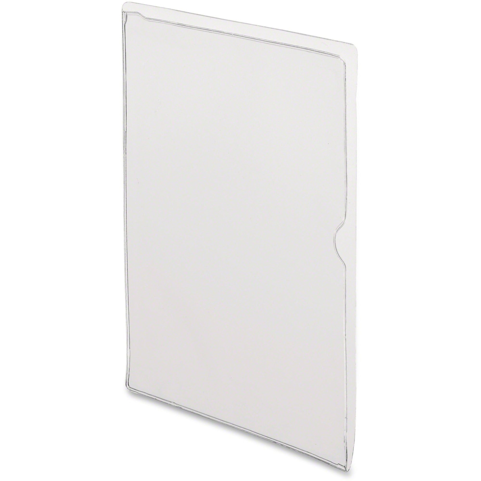 8 1/2" x 11" - Vinyl - Clear - Non-glare - 25 / Box