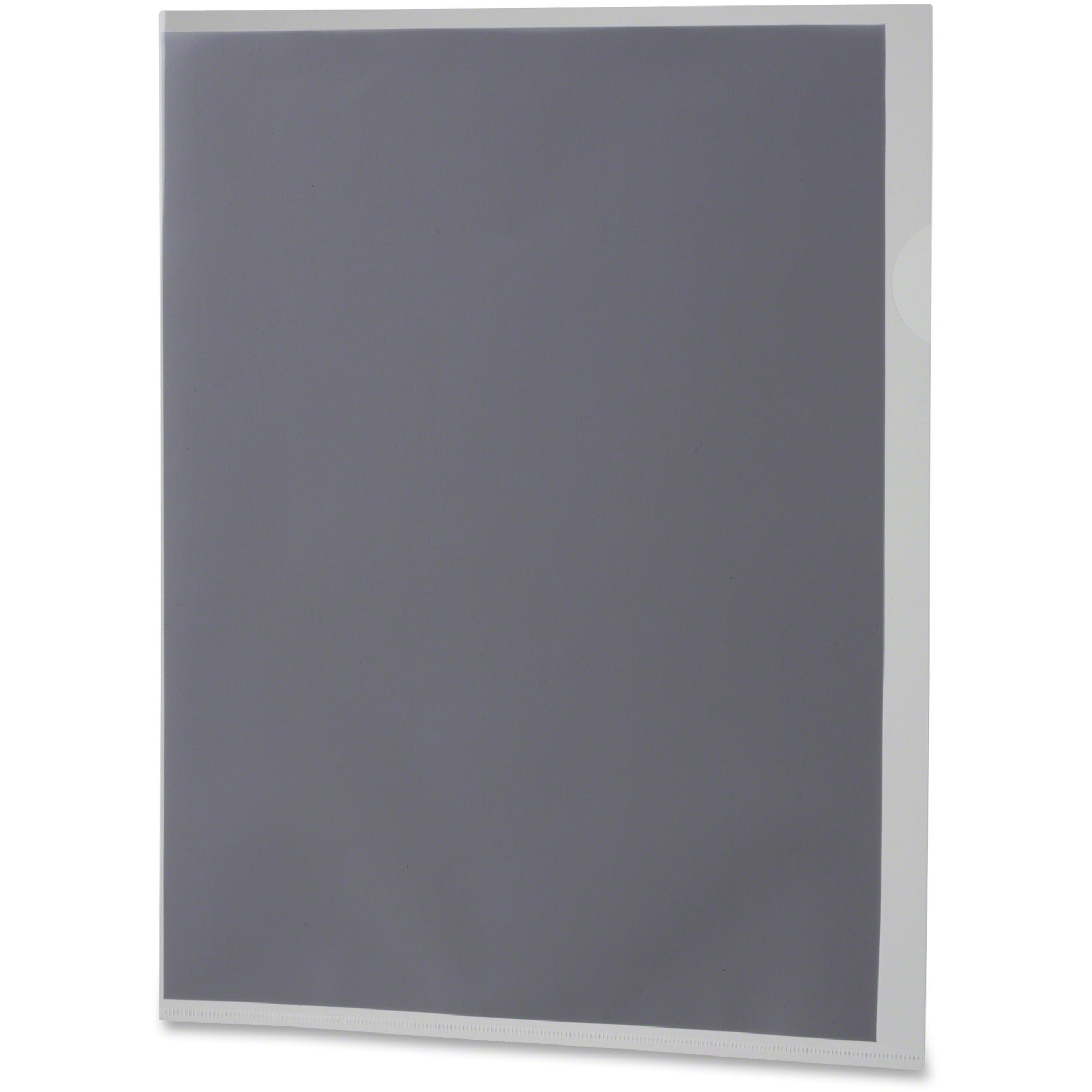 8 1/2" x 11" - 1 Pocket(s) - Polypropylene - Clear - Non-glare, Slip Resistant, Archival-safe, Water Resistant, Moisture Resistant - 50 / Box