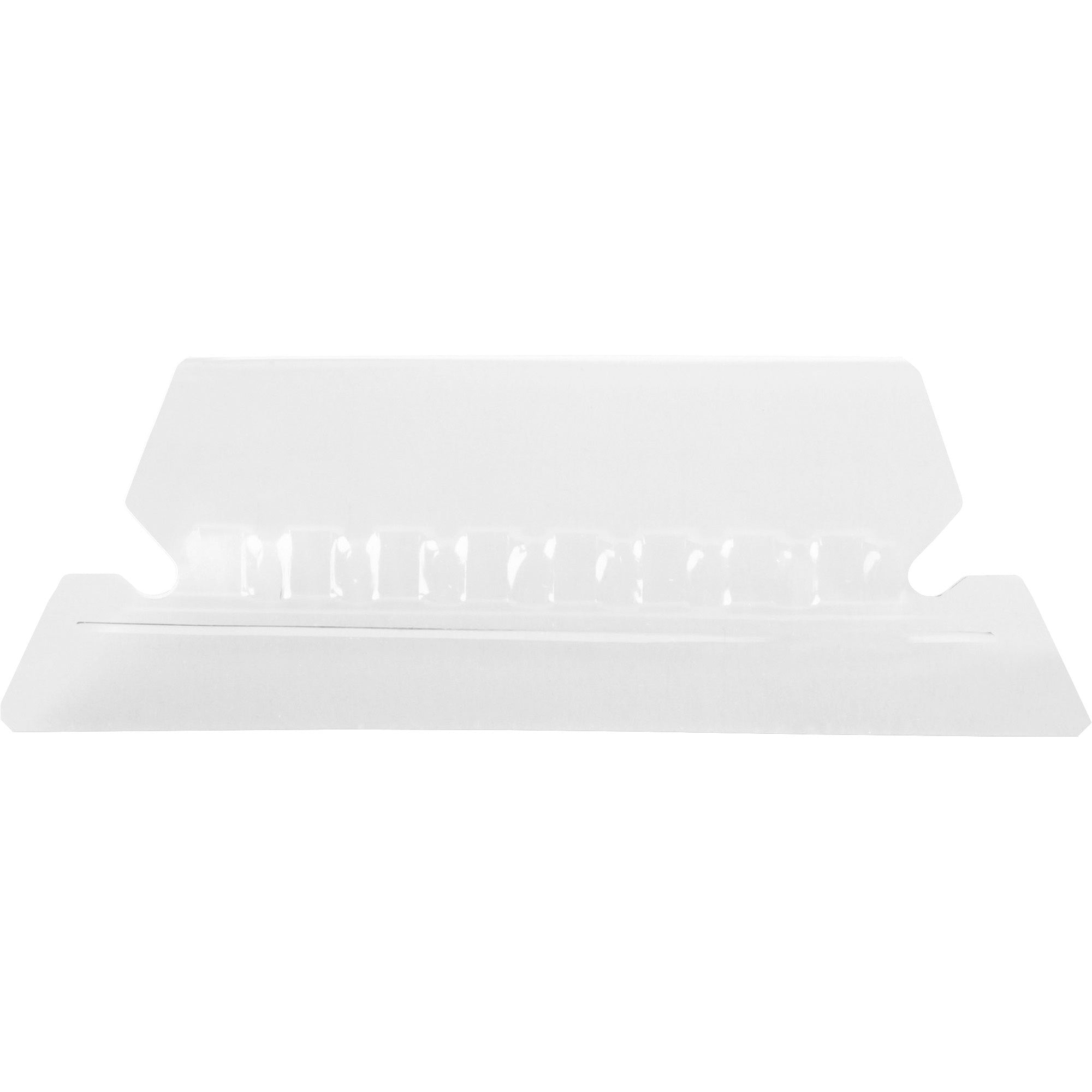 Pendaflex Hanging Folder Plastic Tabs - 5 Tab(s)/Set - 2" Tab Width - Clear Plastic Tab(s) - 10% Recycled - 1 Pack
