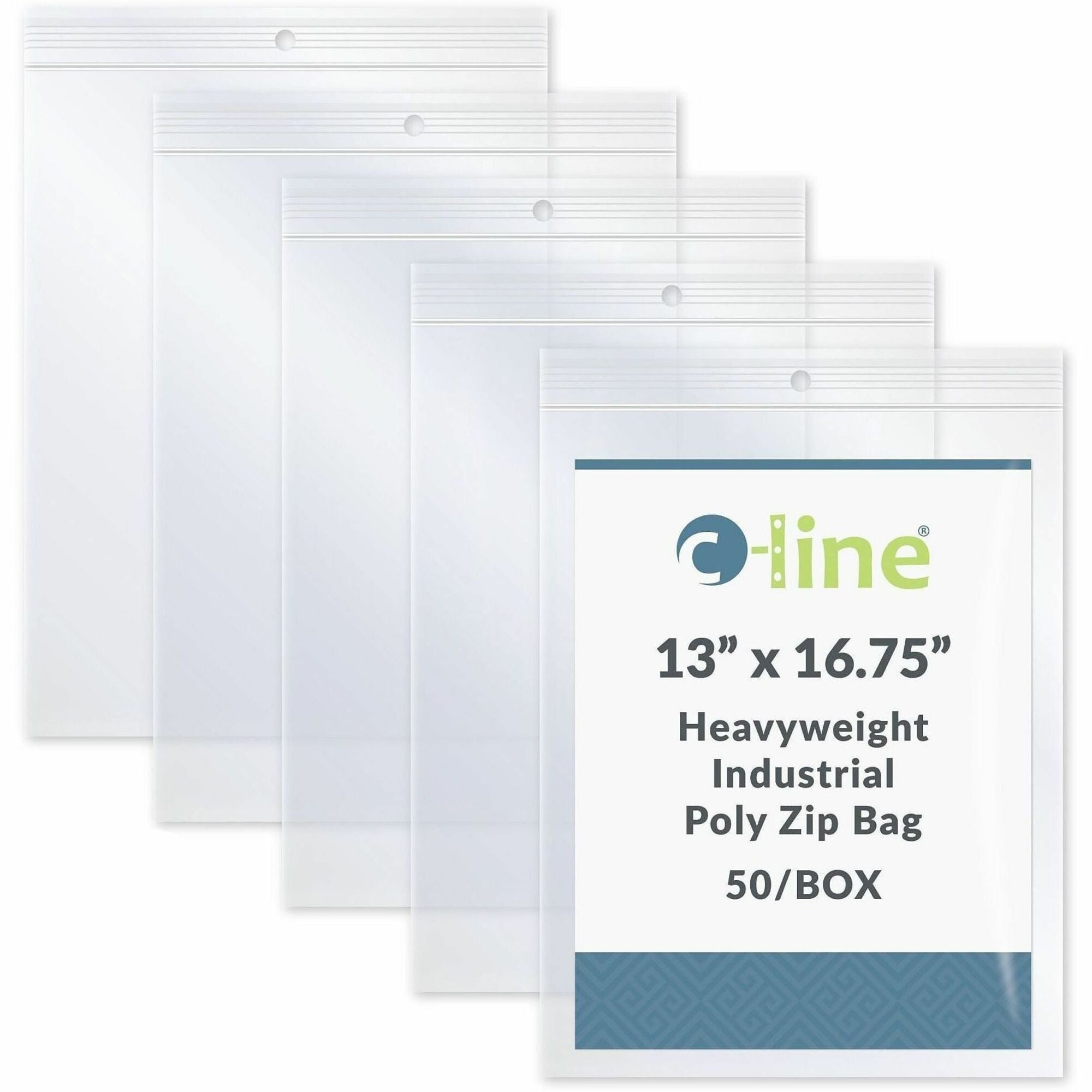 C-Line Oversized Heavyweight Poly Zip Bags