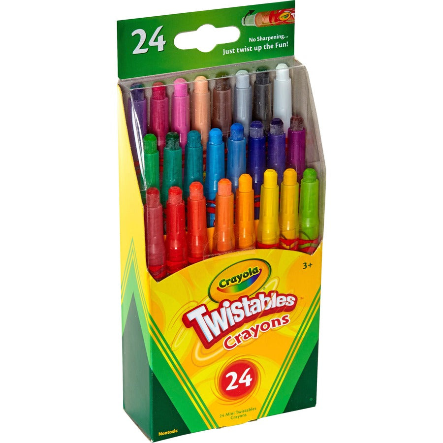 For Child - Red, Scarlet, Red Orange, Orange, Yellow-orange, Yellow, Green, Yellow Green, Blue Green, Blue, Red Violet, ... - Plastic - 24 / Set
